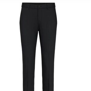 Classic Flat Front Tall black uniform trousers